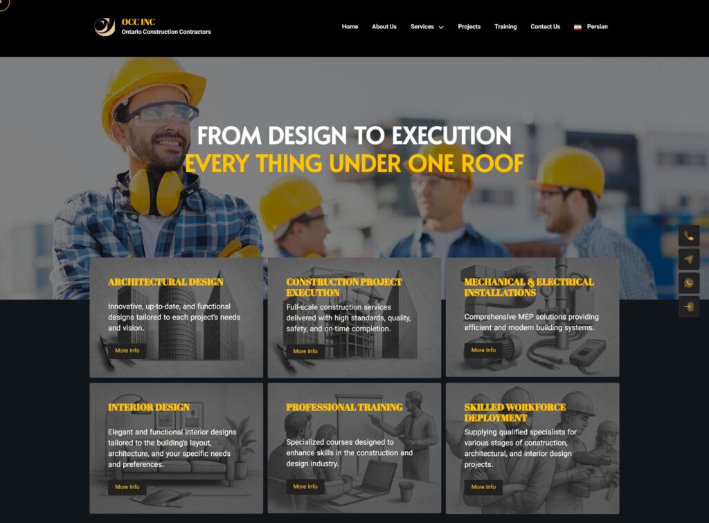 Corporate Website Design for CanadaOCC